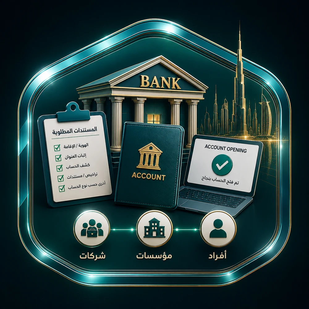 فتح الحسابات البنكية